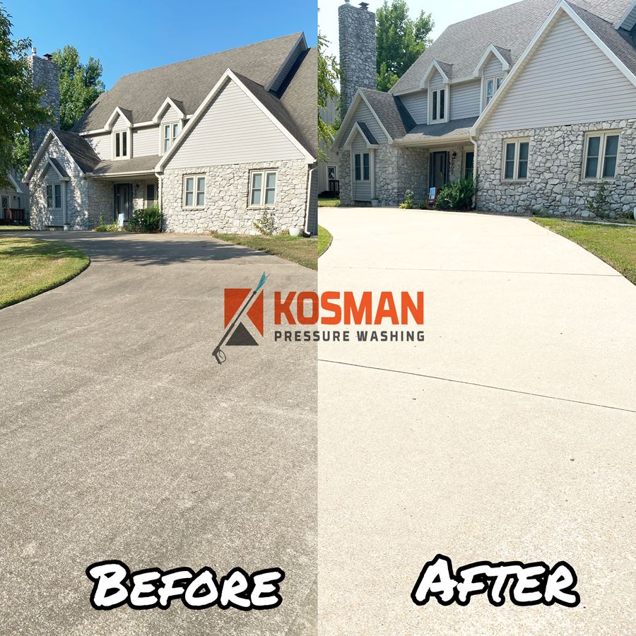 Driveway cleaning in pittsburg ks
