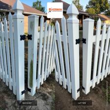 Vinyl Fence Cleaning 1